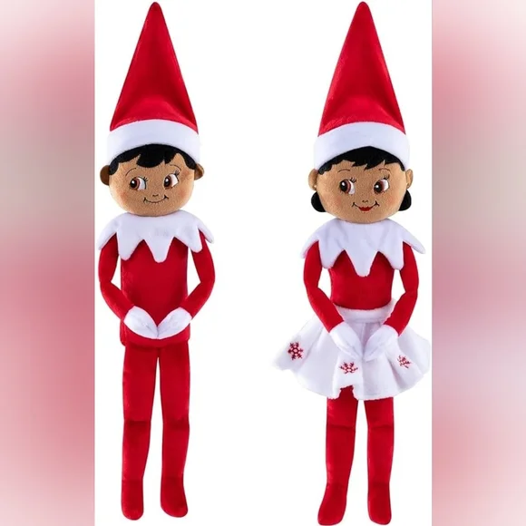 The Elf on the Shelf Plushee Pals Snuggler – 12-Inch Plush Scout Dark Elf Boy - Picture 2 of 2